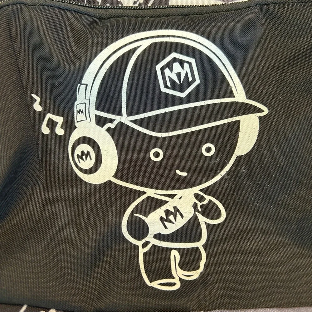 Marshmello Backpack MM Logo DJ Graphic School Travel Bag Streetwear